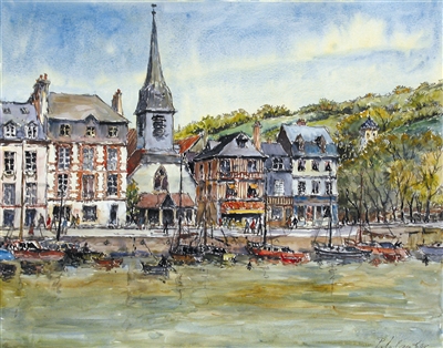 Le Port by Pierre Eugene Cambier