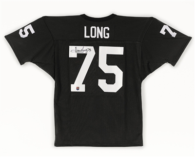Howie Long Signed JerseyAuthentic Brand Oakland Raider jersey. by Sport Memorabilia