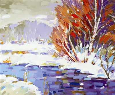 Michigan in Winter by Shkelqim Dani