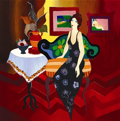 A Moment of Peace by Itzchak Tarkay