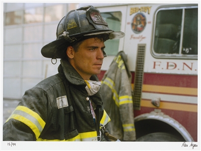 Fireman (Portrait) by Ron Agam