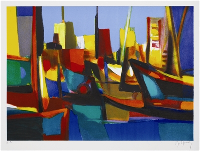 Boutres au Dubai by Marcel Mouly