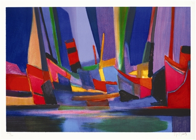 Dans le Port by Marcel Mouly