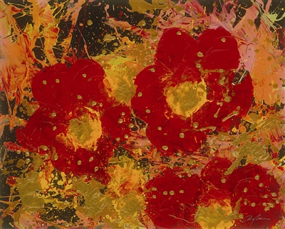 Golden Blossoms III by Dominic Pangborn
