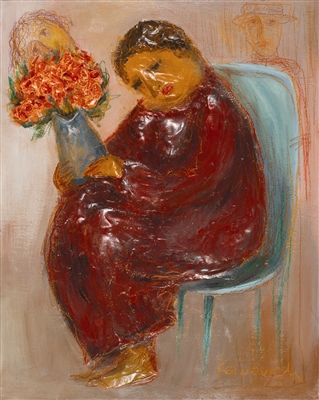 Roses in Hand by Mark Kanovich