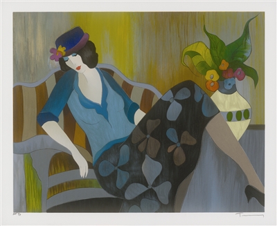A Break from Tea by Itzchak Tarkay