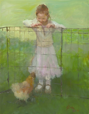 Girl at the Fair by Hua Chen