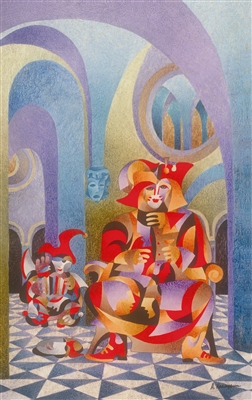Accordion Conversation by Anatole Krasnyansky