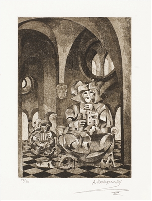 Accordion Conversation by Anatole Krasnyansky