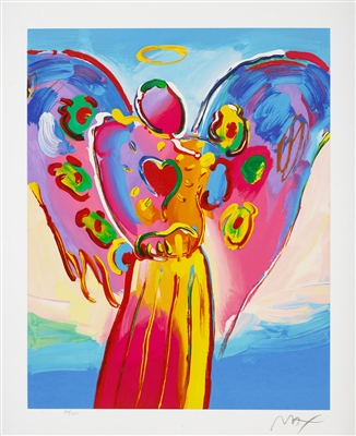 Angel with Heart by Peter Max