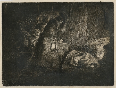 Adoration of Shepherds: Night by Rembrandt Van Rijn