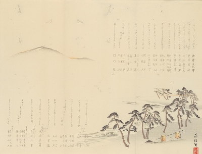 Poems, Nature, Genre by Shijo Surimono