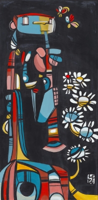 A Moment in the Garden by David (as Lebo) Le Batard
