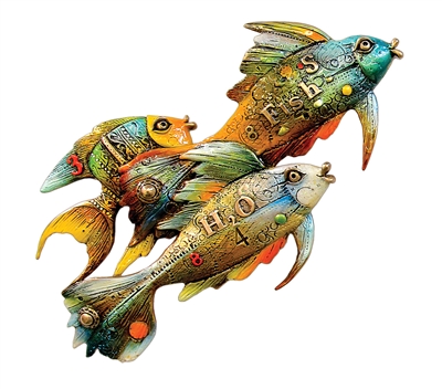 Fishies Going Right by Nano Lopez
