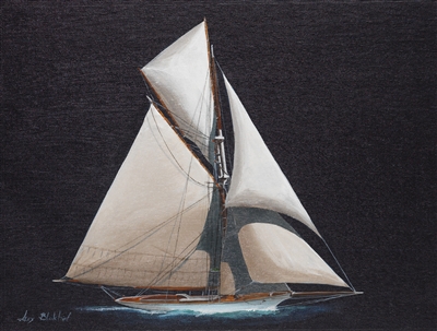 One-Masted Yacht by Alexandre Blokhin