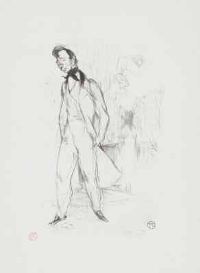 Adolphe - Le jeune homme triste by Henri de Toulouse-Lautrec