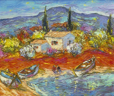 3 Barques a Van Gogh by Duaiv