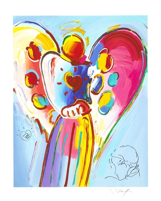 Angel with Heart by Peter Max