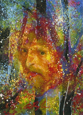 Face Among the Trees by Dominic Pangborn