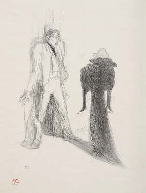 Lugné-Poé, dans 'Image' by Henri de Toulouse-Lautrec