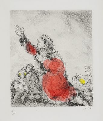 Anne Invoque l'Eternel(Anne Invokes God) by Marc Chagall