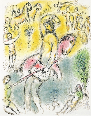 ...Je suis Ulysse (I am Ulysses)from "L'Odyssée" by Marc Chagall