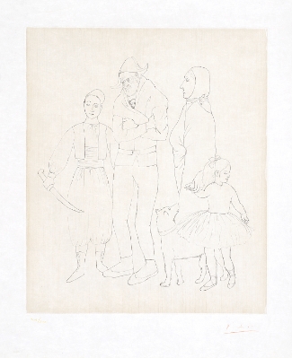 Famille de Saltimbanques by Pablo (after) Picasso