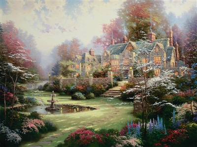 Gardens Beyond Spring G (LG) by Thomas Kinkade