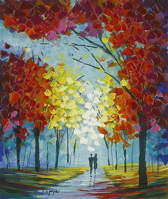 Autumn Lane by Slava Ilyayev
