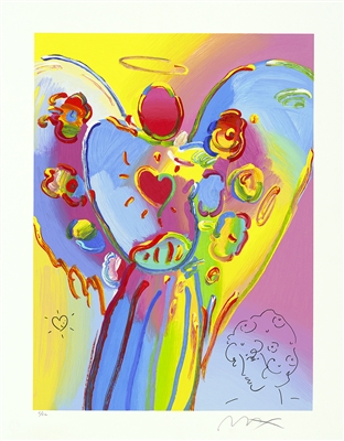 Angel with Heart by Peter Max