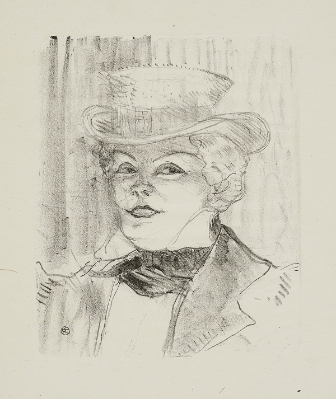 Madame Rejane by Henri de Toulouse-Lautrec