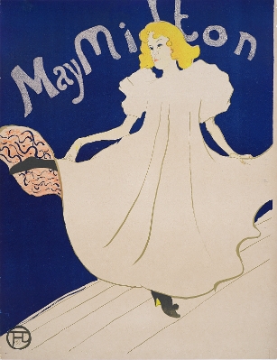May Milton by Henri de Toulouse-Lautrec