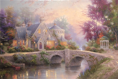Lamplight Manor (LG) by Thomas Kinkade