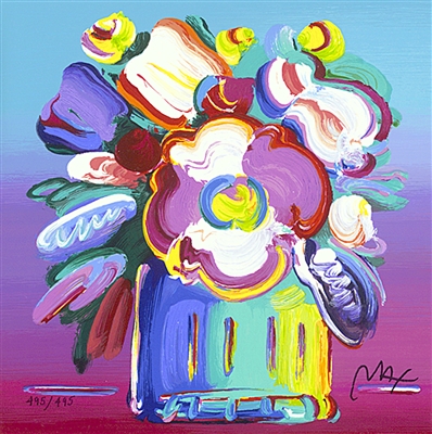 Abstract Flowers by Peter Max