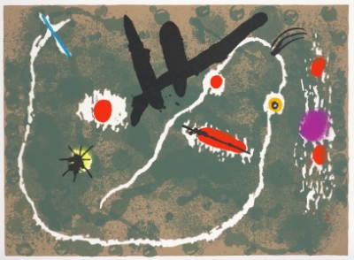 Lézard aux plumes d'or (M. 806 by Joan Miro