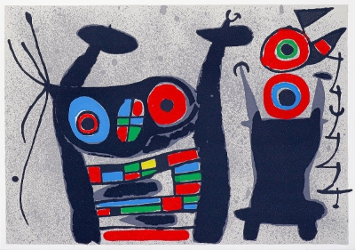 Lézard aux plumes d'or (M. 824 by Joan Miro