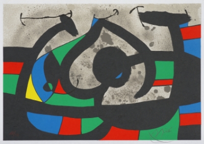 Lézard aux plumes d'or (M. 815 by Joan Miro