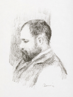 Ambroise Vollardfrom "Douze lithographies originales de Pierre-Auguste Renoir" by Pierre-Auguste Renoir