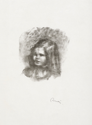 Claude Renoir, tourne à gauchefrom "Douze Lithographies Originales de Pierre-Auguste Renoir" by Pierre-Auguste Renoir
