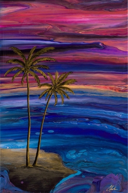Bronze Palms by Celeste Reiter