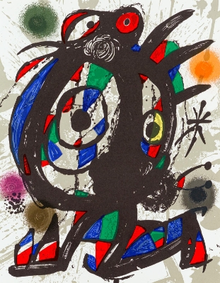 Lithograph I Vol. III by Joan Miro