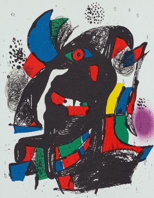 Lithograph II Vol. IV by Joan Miro