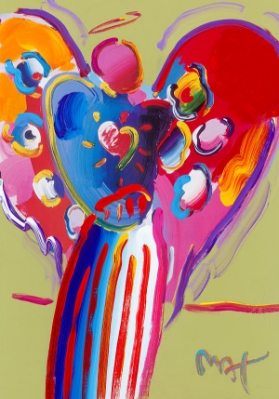 Angel with Heart by Peter Max