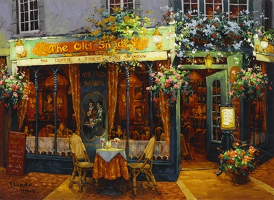 London at Night by Viktor Shvaiko