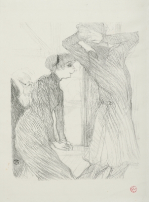 Lugné-Poé et Bady, dans Au-dessus des Forces Humaines by Henri de Toulouse-Lautrec