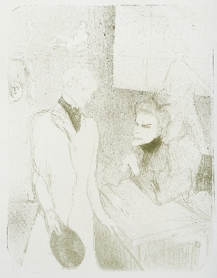 Brandès et le Bargy, dans Cabotins by Henri de Toulouse-Lautrec