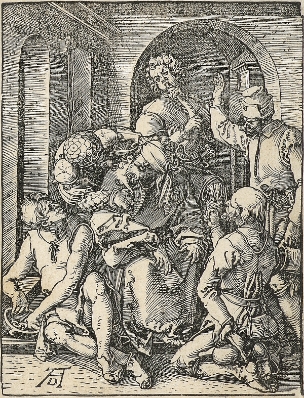 Mocking of Christfrom "The Small Passion" by Albrecht Durer