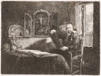 Abraham Francen, Apothecary by Rembrandt Van Rijn