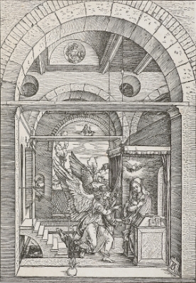 Annunciationfrom 'The Life of the Virgin' by Albrecht Durer