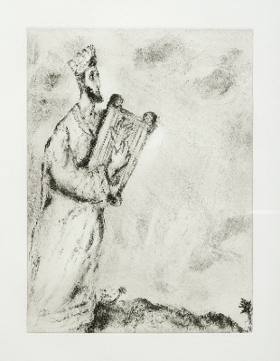 Cantique de l'arc         (Song of the Bow) by Marc Chagall